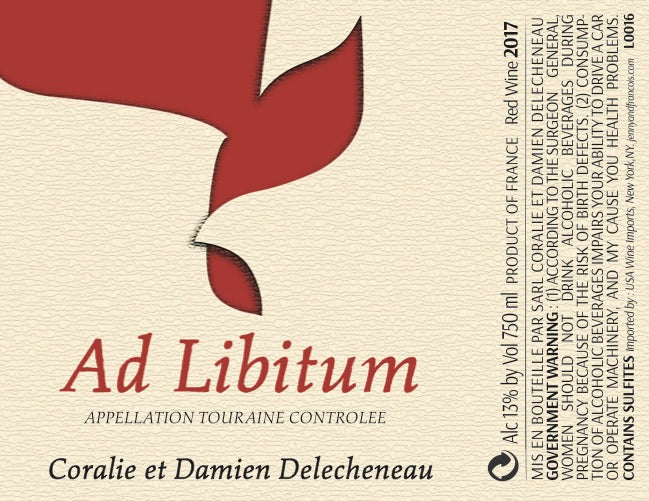 Domaine La Grange Tiphaine "Ad Libitum" Red Blend 2021